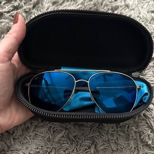 Costa Del Mar Cook blue aviator sunglasses
